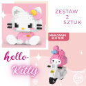 Klocki Hello Kitty Figurka Kuromi Duży Box 2 szt