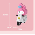 Klocki Hello Kitty Figurka Kuromi Duży Box 2 szt