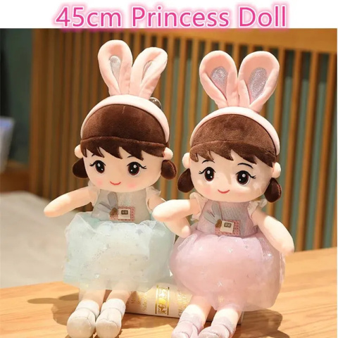 Urocza pluszowa lalka Kawaii 45 cm z uszami królika Urocza pluszowa lalka Kawaii 45 cm z uszami królika