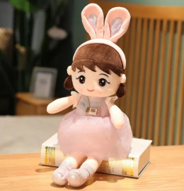 Urocza pluszowa lalka Kawaii 45 cm z uszami królika