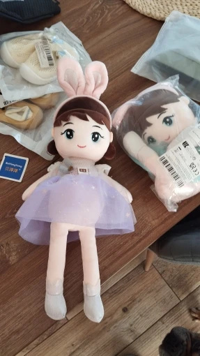 Urocza pluszowa lalka Kawaii 45 cm z uszami królika Urocza pluszowa lalka Kawaii 45 cm z uszami królika