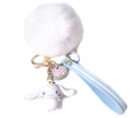 Brelok breloczek do kluczySanrio cinnamoroll silikon , pompon