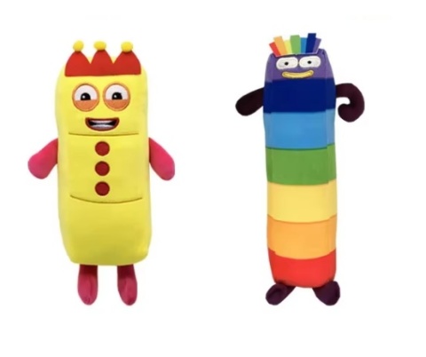 MASKOTKA NUMBERBLOCKS PLUSZOWA ZABAWKA