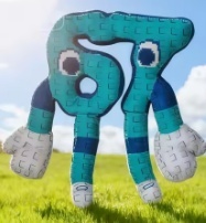 STEAL A BRAINROT MASKOTKA 67 PRZYTULANKA PLUSZOWA ZABAWKA DLA FANÓW 25cm